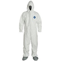 Tyvek 500 Disposable Coveralls - White - Medium