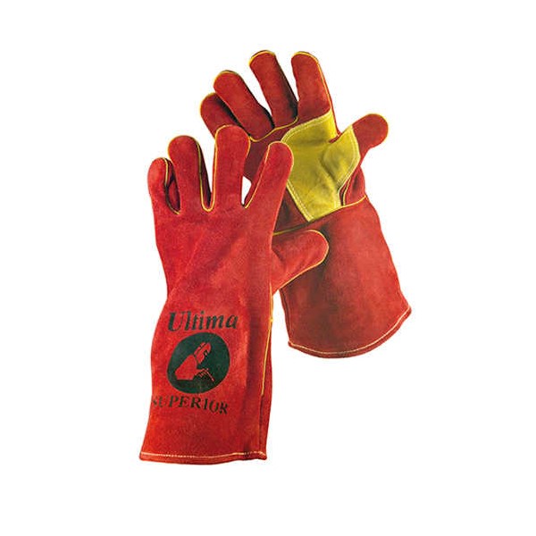 Ultima Superior Red/Gold Welding Gauntlet