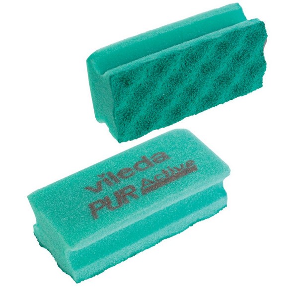 Vileda Puractive Scourer - Green