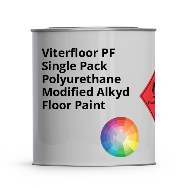 Viterfloor PF Single Pack Polyurethane Modified Alkyd Floor Paint - 1 Litre