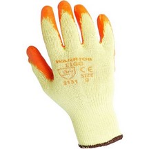 Economy Grip Glove - Orange - Medium (8)
