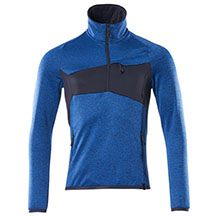 Women's Mascot Accelerate Microfleece Jacket - Azure Blue/Dark Navy - Medium