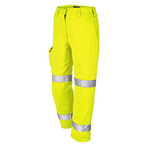 ProGarm Ladies Hi-Vis Yellow Trousers  - UK 8 Tall