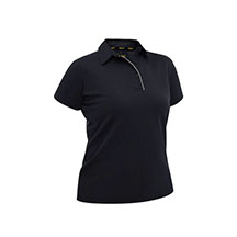 Bisley Womens Polo Shirt - Black - Size 8