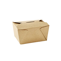 Kraft Dispo-Pak Food Carton - Pack of 450 - Brown