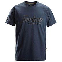 Snickers Logo T-Shirt - Navy - Small