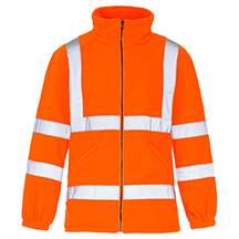 Supertouch Hi-Vis Fleece - Orange - Small