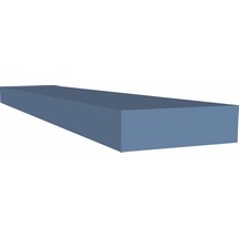 Aluminium Flat Per Metre Imperial - 1/2x1/8