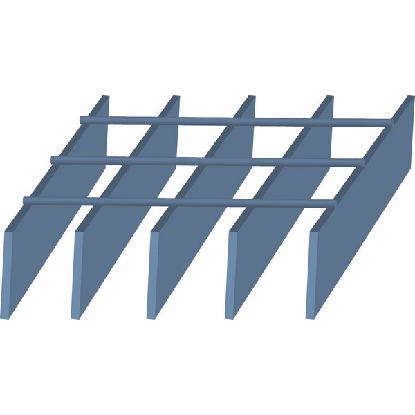 Open Mesh Flooring 41/100 - 25x3 104kg Self Colour