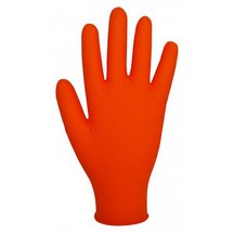 Heavy Duty Gripper Gloves - Orange - Pack of 100 - Large