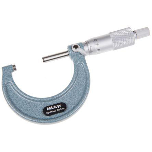 Mitutoyo Economy Design Outside Micrometer - Metric - 25-50mm -