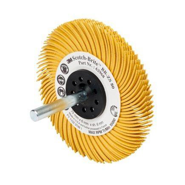 3M Scotch-Brite Shaft Mounted Bristle Disc - 50mm