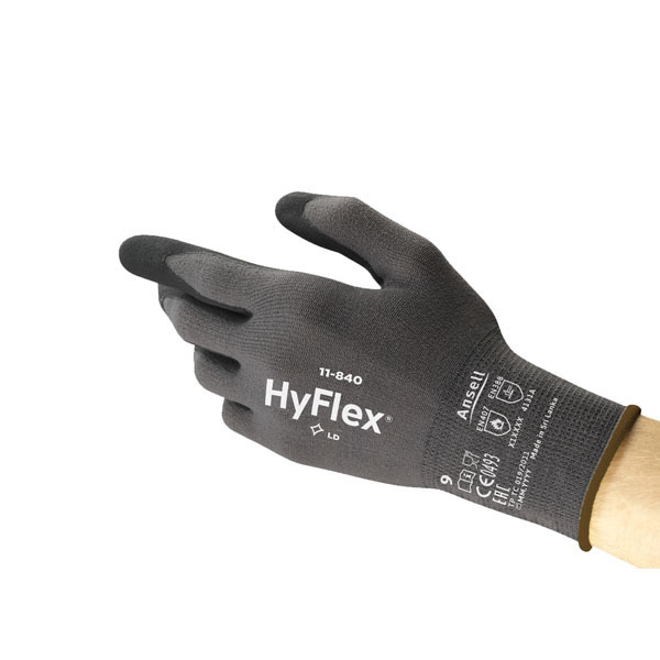 Ansell Hyflex 11-840 Nitrile Glove  - Medium (8)