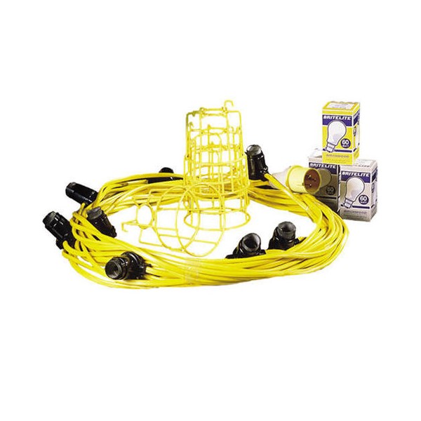 Birchwood 22m Festoon Light Kit