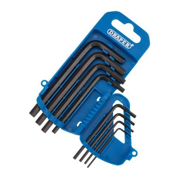 Draper Metric Hexagon Key Set with Case  - 8 Piece