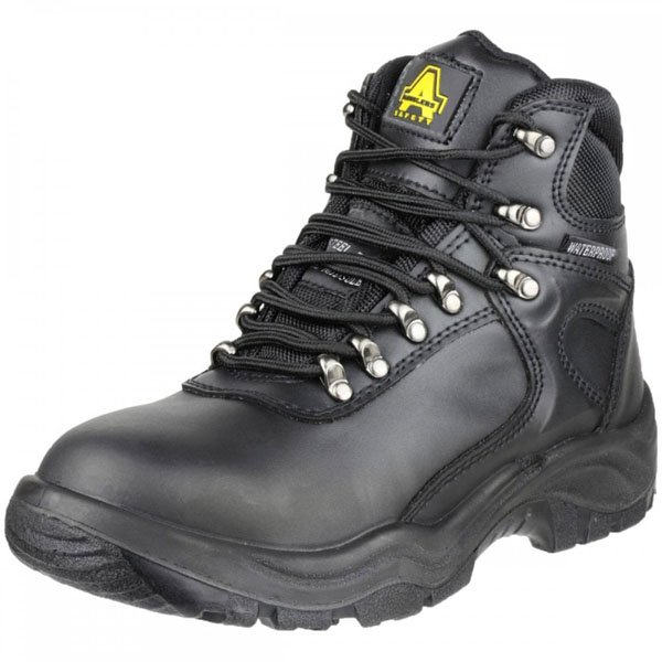 Ambler Waterproof Safety Boot - Black - 6