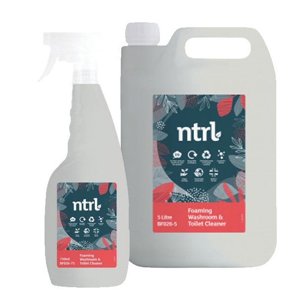 Jangro ntrl Foaming Washroom & Toilet Cleaner - 750ml