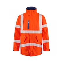 Leo LTEC Marisco Hi-Vis Anorak - Orange - Small
