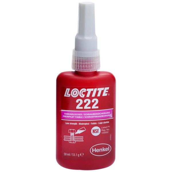 Loctite 222 Threadlocker Low Strength - 50ml