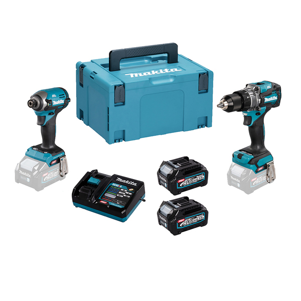 Makita DK0176G 40V Combi & Impact Driver Kit