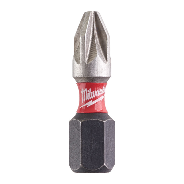 Milwaukee Impact Screwdriver Bit - Pack of 2 - PZ2 - 25mm