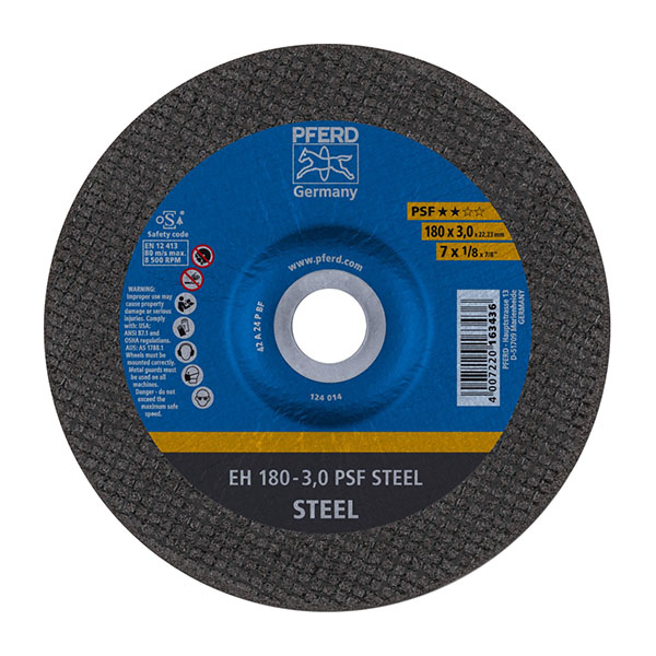 PFERD STEEL Cutting Discs - EH PSF - 180mm - 3mm