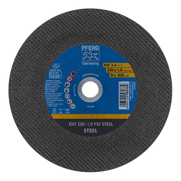 PFERD STEEL Cutting Discs - EHT PSF
