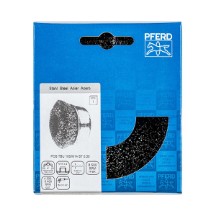 PFERD Threaded Cup Brush - Crimped - 100mm - Steel