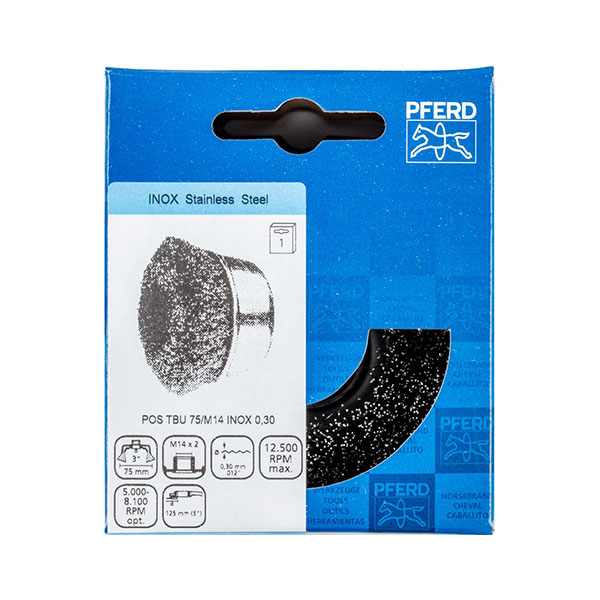 PFERD Threaded Cup Brush - Crimped