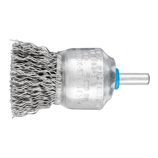 PFERD Shank-Mounted Wire End Brush - Crimped - 30mm