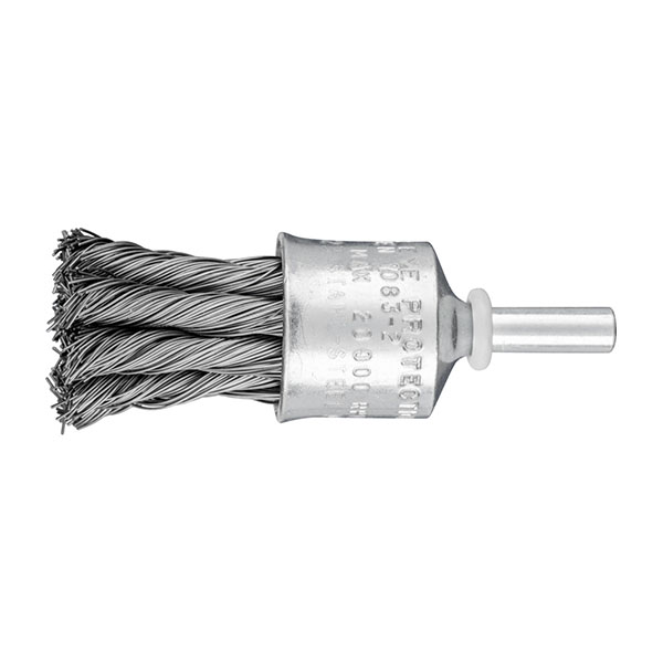 PFERD Shank-Mounted Wire End Brush - Knotted