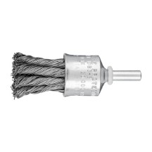 PFERD Shank-Mounted Wire End Brush - Knotted
