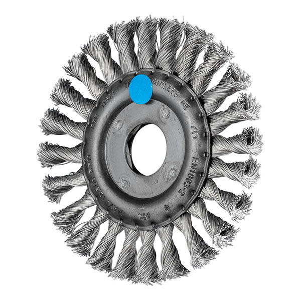 PFERD Wire Wheel Brush - Knotted - 115mm - Stainless Steel