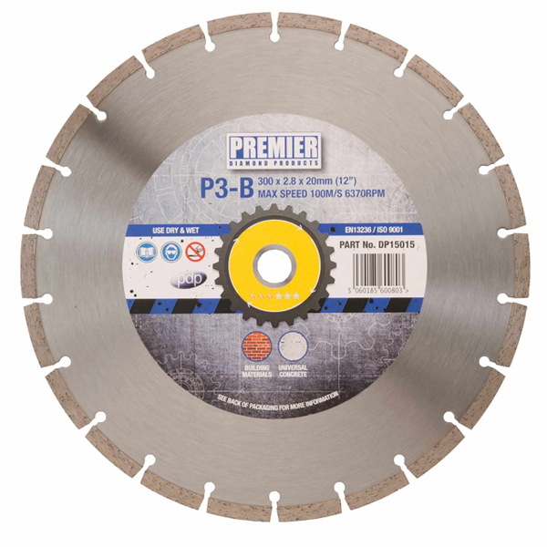 Premier Diamond 3 Star Diamond Blade - 350 x 20mm