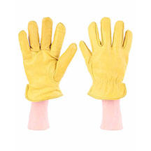 Premium Soft Grain Lined Drivers Glove - Black