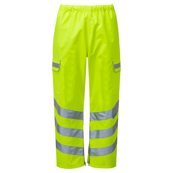 Pulsar PROTECT Hi-Vis Waterproof Over Trouser - Yellow - Small