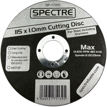 Spectre Universal Cutting Disc - 115 x 1mm