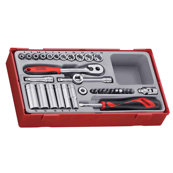 Teng Tools 1/4'' Drive Socket Set