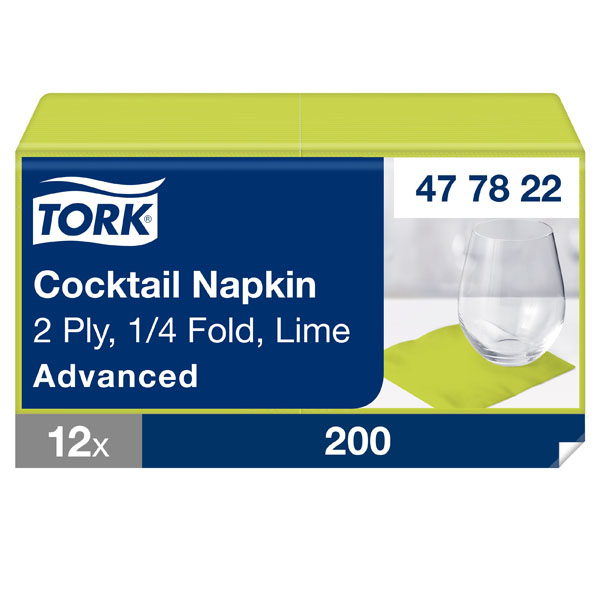 Tork Cocktail Napkin - Lime