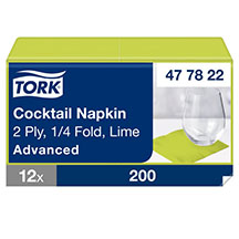 Tork Cocktail Napkin - Lime