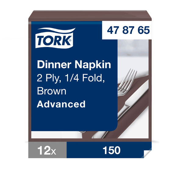 Tork Dinner Napkin - Brown