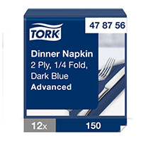 Tork Dinner Napkin - Dark Blue
