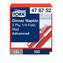 Tork Dinner Napkin - Red