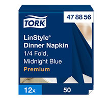 Tork LinStyle Dinner Napkin - Midnight Blue
