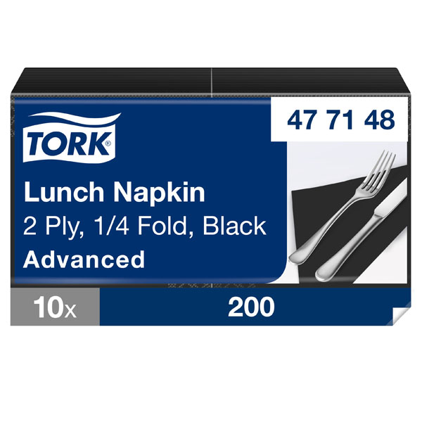 Tork Lunch Napkin - Black