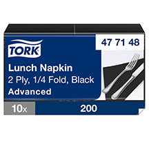 Tork Lunch Napkin - Black