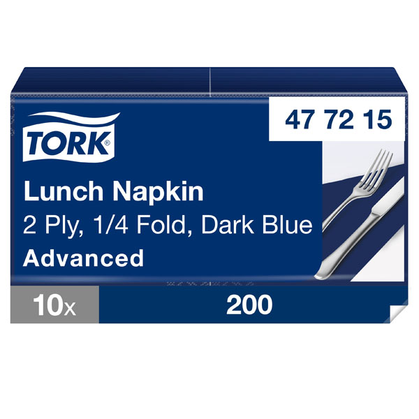 Tork Lunch Napkin - Dark Blue
