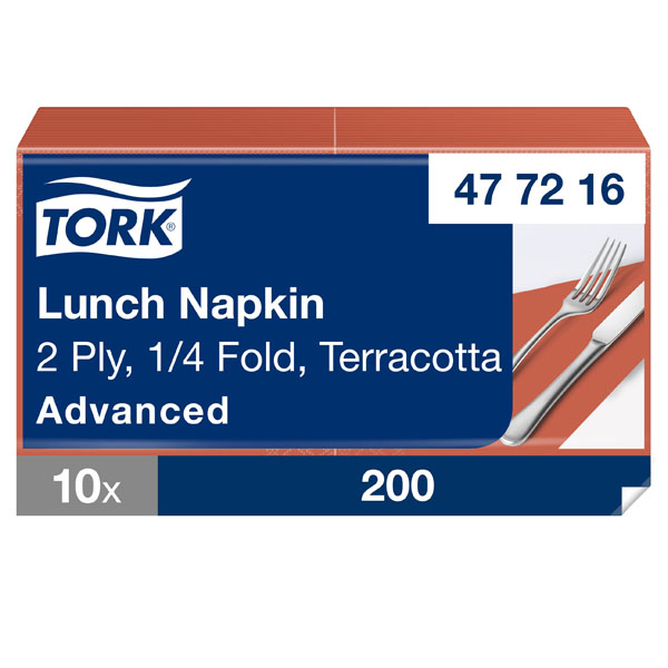 Tork Lunch Napkin - Terracotta