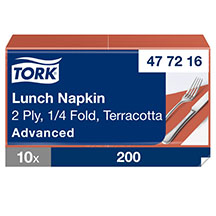 Tork Lunch Napkin - Terracotta