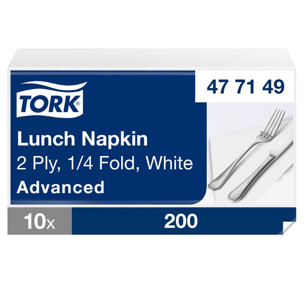 Tork Lunch Napkin - White